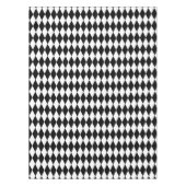Nappe Noir blanc Arlequin Diamonds Motif Design (Devant)