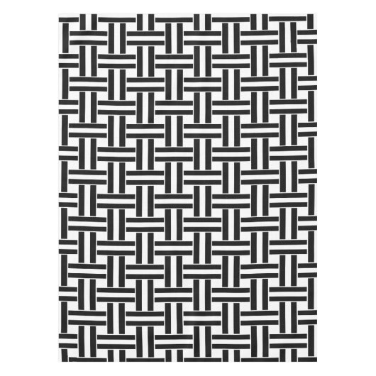 Nappe Noir & Blanc Bande (Devant)