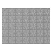 Nappe Noir blanc gris rétro Motif d'aquarelle florale (Devant (Horizontal))