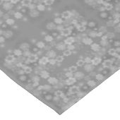 Nappe Noir blanc gris rétro Motif d'aquarelle florale (Angle)