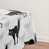Nappe Noir Chat Shadow Silhouette Motif Design (In Situ)