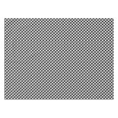 Nappe noir et blanc - damier rétro (Devant (Horizontal))