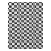 Nappe noir et blanc - damier rétro (Devant)