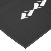 Nappe Noir et blanc minimal (Angle)