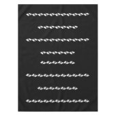 Nappe Noir et blanc minimal (Devant)