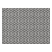 Nappe Noir gothique de damassé sur le gris (Devant (Horizontal))