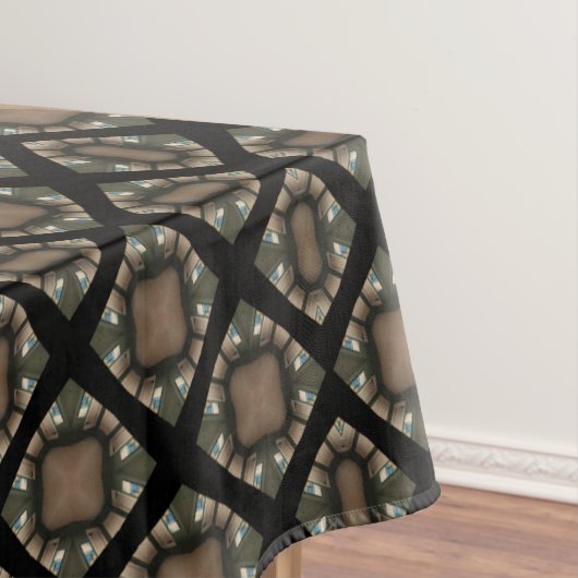 Nappe Noir & Or Moderne Motif de Monogramme classique (In Situ)