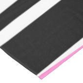 Nappe Noir rose et blanc Abstrait (Angle)
