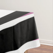 Nappe Noir rose et blanc Abstrait (In Situ)