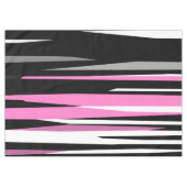Nappe Noir rose et blanc Abstrait (Devant (Horizontal))