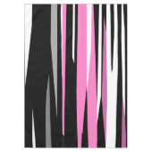 Nappe Noir rose et blanc Abstrait (Devant)