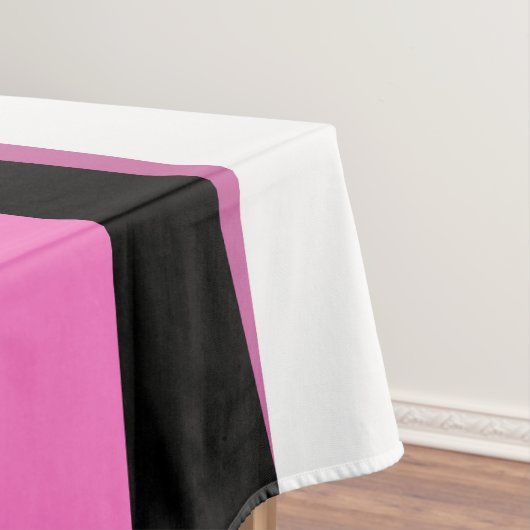 Nappe Noir rose et blanc Abstrait (In Situ)