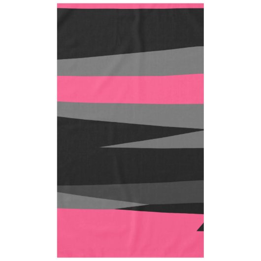 Nappe Noir rose et gris (Devant)