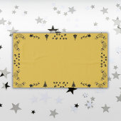 Nappe Noir sur or Joyeux Noël | Grand