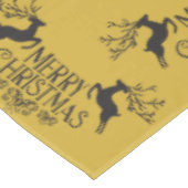 Nappe Noir sur or Joyeux Noël | Grand (Angle)