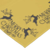 Nappe Noir sur or Joyeux Noël | Moyen (Angle)