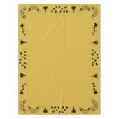 Nappe Noir sur or Joyeux Noël | Petite (Devant)