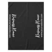 Nappe Nom commercial et site Web Texte noir et blanc (Devant)