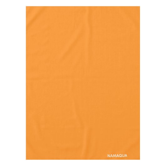 Nappe nom de couleur orange Namaqua (Devant)