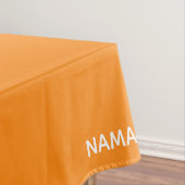 Nappe nom de couleur orange Namaqua (In Situ)