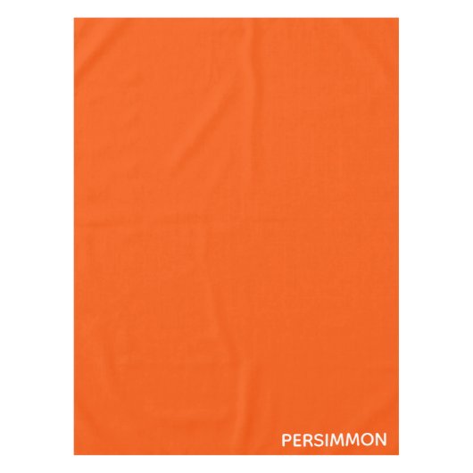 Nappe Nom de couleur rouge persimon (Devant)