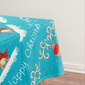 Nappe Nom de famille personnalisé de Noël heureux de (In Situ)