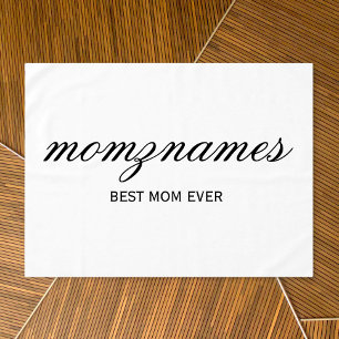 Nappe Nom de la calligraphie personnalisée de la meilleu