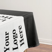 Nappe Nom de l'entreprise Logo noir et blanc Motif ici (In Situ)