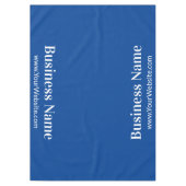 Nappe Nom de l'entreprise Modèle de texte blanc et bleu  (Devant)