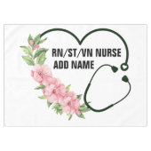 Nappe Nom de l'infirmière étudiante-inscrite-ancienne (Devant (Horizontal))