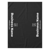 Nappe Nom de logo d'entreprise et site Web en noir (Devant)