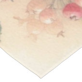 Nappe Nom du monogramme Feuilles d'automne et aquarelle  (Angle)