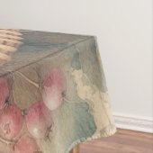 Nappe Nom du monogramme Feuilles d'automne et aquarelle  (In Situ)