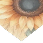 Nappe Nom du monogramme pasterose de tournesol floral (Angle)