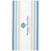 Nappe Nom et emplacement personnalisés Maison de plage (Devant)