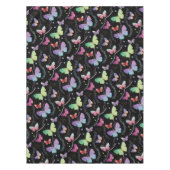 Nappe Nom personnel Élégant Papillons violets brillants (Devant)