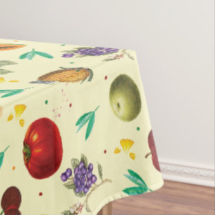 Nappe Nom Personnel Fruit Tropical Et Légumes