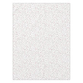 Nappe Notes d'amour Cœur rouge Notation musicale (Devant)