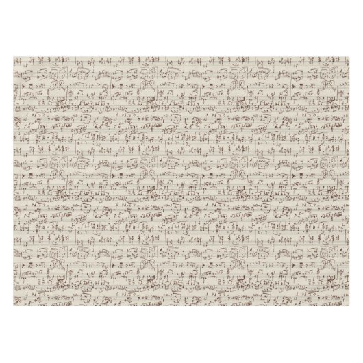 Nappe Notes de musique (Devant (Horizontal))
