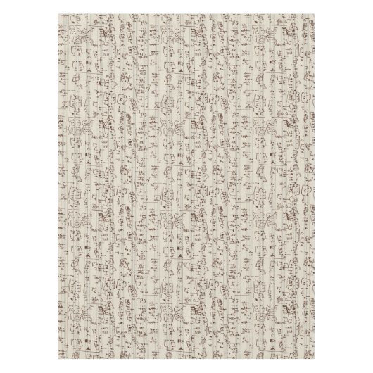 Nappe Notes de musique (Devant)