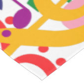 Nappe Notes de musique colorées (Angle)