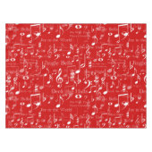 Nappe Notes et symboles musicaux, chants de Noël (Devant (Horizontal))