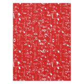 Nappe Notes et symboles musicaux, chants de Noël (Devant)