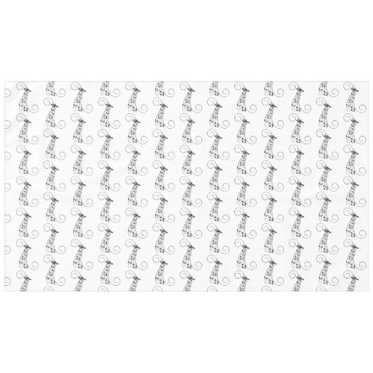 Nappe Notes musicales (Devant (Horizontal))