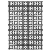 Nappe Notes musicales modernes et design motif (Devant)