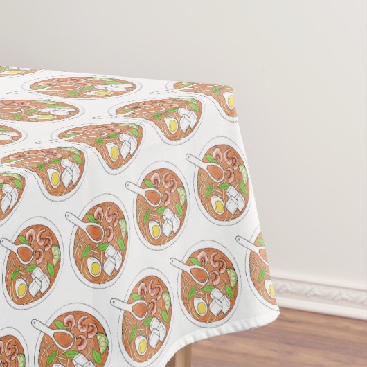 Nappe Nourriture épicée de Laksa Noodle de noix de coco  (In Situ)