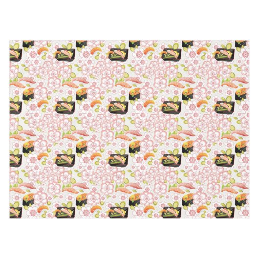 Nappe Nourriture japonaise : Motif 2 de sushi (Devant (Horizontal))