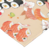 Nappe Nourriture japonaise : Motif 3 de sushi (Angle)