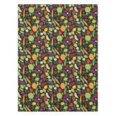 Nappe Nourriture sur un arrière - plan noir (Devant)