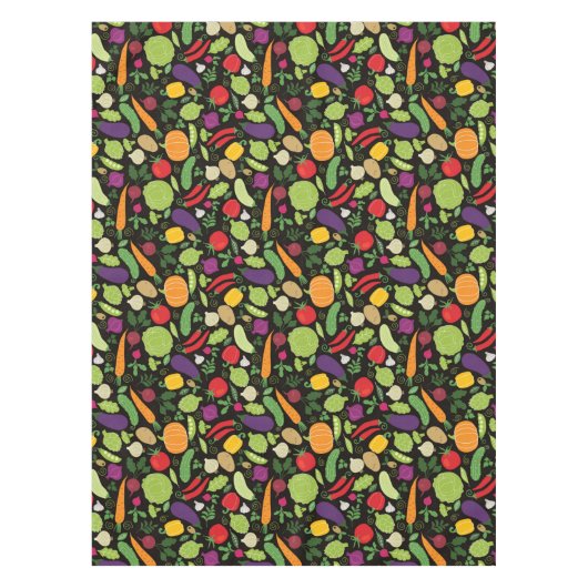 Nappe Nourriture sur un arrière - plan noir (Devant)